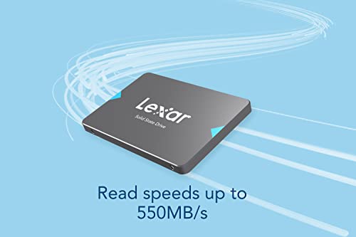 Lexar 2,5 Zoll SATA III SSD 512GB Solid-State-Laufwerk | 6 Gb/s, bis zu 550 MB/s Lesen, für Laptop, Desktop-Computer/PC