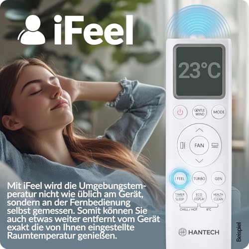 HANTECH Multi Split Klimaanlage H-PRO Inneneinheit 12000 BTU weiß