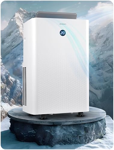 Berdsen Mobiles Klimagerät 5-in-1-14000 BTU - Kühlung, Heizung, Entfeuchtung, Ventilation, Schlafmodus - Tuya Smart App - Energieeffizient