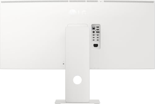 LG UltraWide 40U990A-W.AEU (40 Zoll) 21:9 Curved 5K2K Nano IPS Black Monitor, 120Hz, AMD FreeSync Premium, DisplayHDR 600, Thunderbolt 5, HDMI 2.1, Weiß