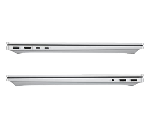 HP OmniBook X Flip, 16" 3K, Intel Core Ultra 7, 32GB RAM, 1TB SSD | Copilot+ Premium 2-in-1 Laptop mit großem 3K-Touchdisplay für Kreativarbeit, Business und Multitasking, QWERTZ, Silber
