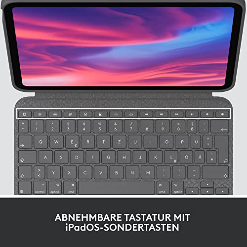 Logitech Combo Touch Case mit abnehmbarer Tastatur für iPad