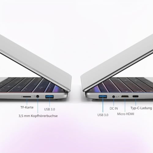 15,6 Zoll Laptop, Quad-Core N95(bis 3,4 GHz), 16GB RAM, 512GB SSD, Full-HD Display, beleuchtete Tastatur mit Nummernblock, 2,4G/5G WLAN, Bluetooth 5.0, Win 11 Notebook für Arbeit, Studium & Homeoffice