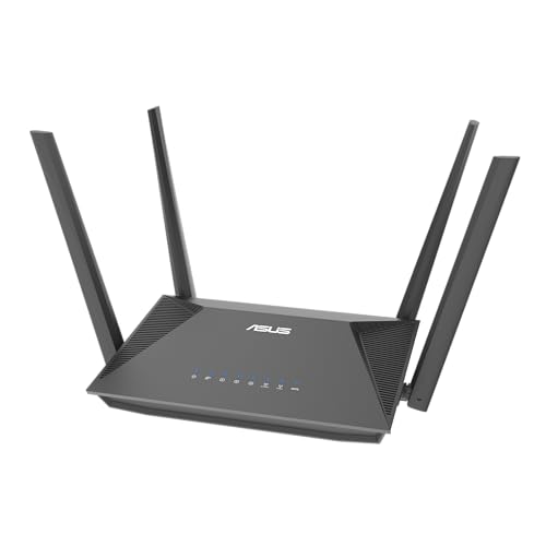 ASUS RT-AX52 Pro AX3000 Dual Band WiFi 6 Router | Instant Guard, Kindersicherung, integriertes VPN, AiMesh, 3.000 Mbps