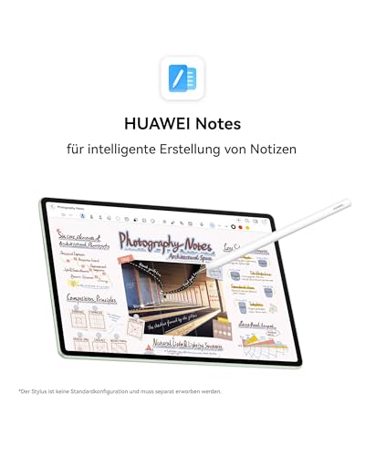 HUAWEI MatePad 12 X 2025 Tablet, 12 + 256 GB, Tastatur & M-Pencil-Pro, Grün