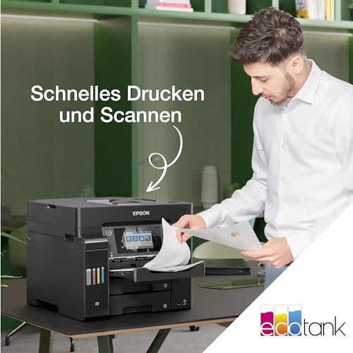 EcoTank ET-5850 DIN-A4-Multifunktions-Wi-Fi-Tintentankdrucker mit Fax