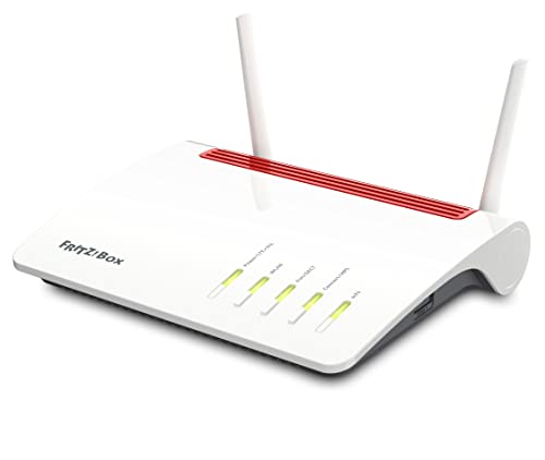 FRITZ!Box 6890 International, LTE- oder DSL-Modem (bis 300 MBit/s, WLAN AC+N bis 1.733 (5 GHz) und 800 (2,4 GHz) MBit/s, 4 x Gigabit-LAN, geeignet für Österreich/Schweiz)