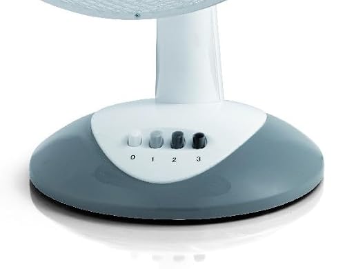 Ariete 847 Tischventilator, 3 Geschwindigkeiten, 3 Flügel, Oszillations- und Neigungsfunktion, 40 W, Kunststoff, Weiß