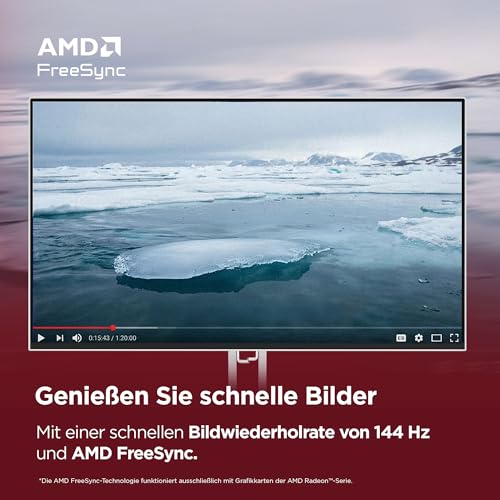Lenovo L24-4C | Monitor | 23.8" Full HD | 144Hz | IPS | HDMI 1.4 | VGA | Home Office | 1920x1080 Auflösung | 250 nits | 1ms Reaktionszeit | IPS-Panel | Entspiegelt | Lautsprecher | Grau