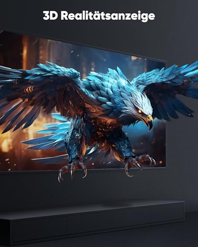 Highwings HDMI 2.1 Kabel 3meter Zertifiziertes, 10K 8K HDMI Kabel 48Gbps Ultra Highspeed 8K 60Hz 4K 120Hz 7680P eARC HDCP 2.2&2.3 DTS:X Dynamische HDR Kompatibel mit Soundbar HDTV Monitor