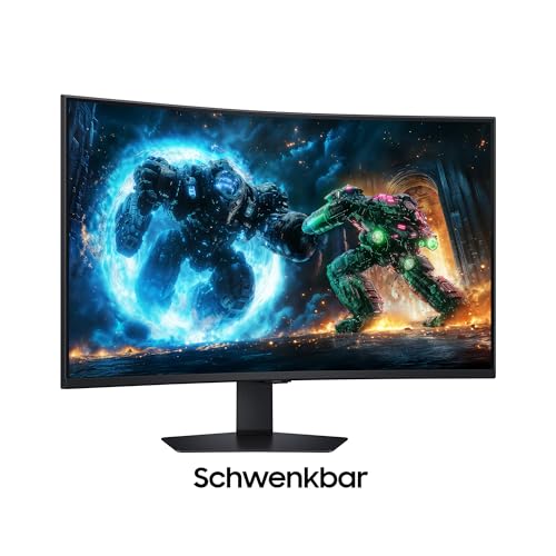 Samsung Odyssey G75F Curved Gaming Monitor, 37 Zoll | 3840 x 2160, 165 Hz, 1 ms (G/G), 1000R, VESA DisplayHDR 600 HDR10+, AMD FreeSync Premium Pro, LS37FG756EUXEN
