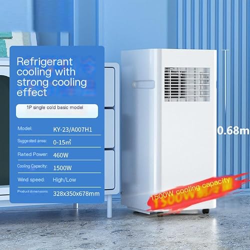 Tragbares AC 10000 BTU 3-in-1 Kühlen, Entfeuchten, Schlafmodus, Fernbedienung & Installationsset für Schlafzimmer, Büro