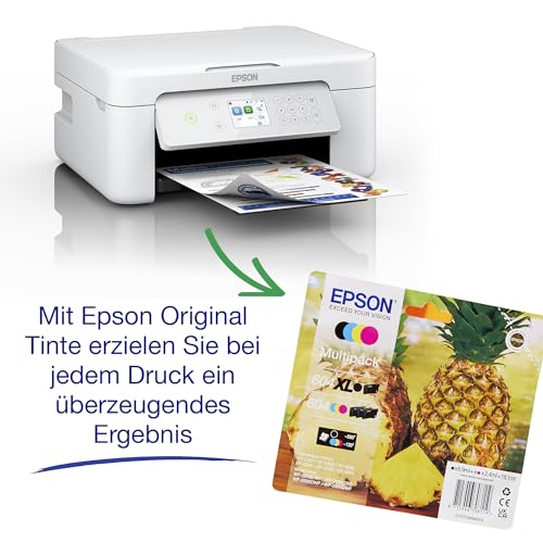 Epson Expression Home XP-4205 3-in-1-Tinten-Multifunktionsdrucker, Scanner, Kopierer, WLAN, Einzelpatronen, Duplex, 2,4-Zoll-Display, DIN A4, inkl. 3 Monate ReadyPrint Flex-Tintentarif