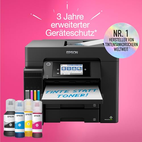 EcoTank ET-5850 DIN-A4-Multifunktions-Wi-Fi-Tintentankdrucker mit Fax