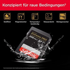 SanDisk Extreme PRO SDXC UHS-I Speicherkarte 512 GB (Geschwindigkeit 200 MB/s)