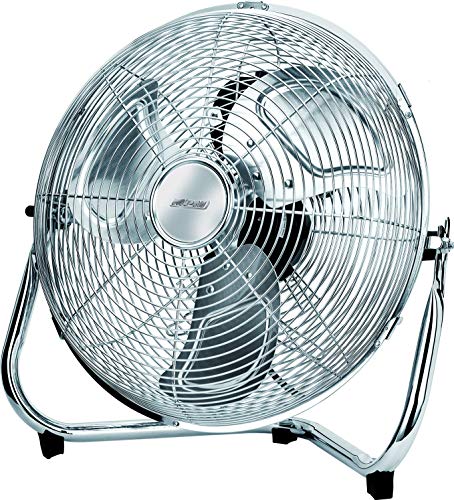 MPM MWP-04 Industrieller Bodenventilator Metallgehäuse, 3 Metallblätter 35cm, 3 Geschwindigkeiten, leistungsstarker, leiser Motor 60W