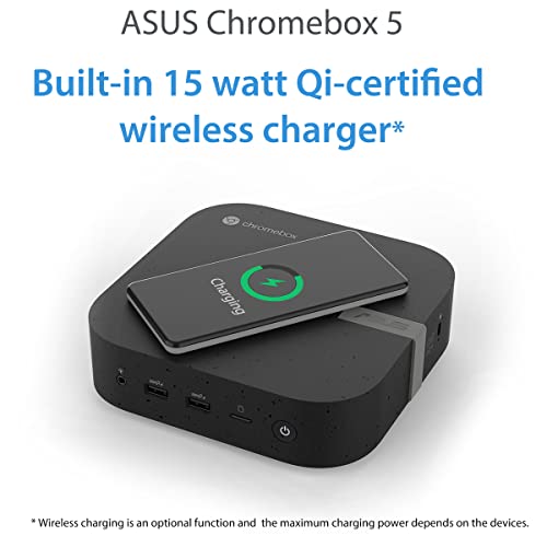 ASUS Mini PC CHROMEBOX5-S7009UN+ mit Intel Core i7-1260P – Kompakter Desktop-PC für Business & Home – 16GB RAM, 256GB SSD, WiFi 6E, Chrome OS