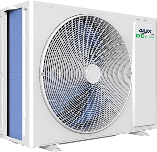 AUX A++ Klimaanlage Set Multi Split 18000 BTU (5,3 kW) - Außengerät + 2× Wandgerät 9000 BTU mit WLAN - R32 Kältemittel - Mattweiß - leise Klimaanlage für 2 Räume, Büro & Schlafzimmer