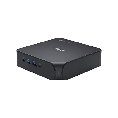 ASUS CHROMEBOX4-G3006UN Mini Desktop PC (Intel Core i3-10110U, integrierte Intel HD Grafik, 4GB DDR4 Speicher, 128GB M.2 SATA SSD, Chrome OS) schwarz