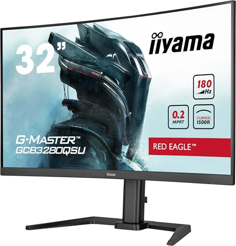 iiyama G-Master Red Eagle GCB3280QSU-B2 Curved QHD VA Gaming-Monitor
