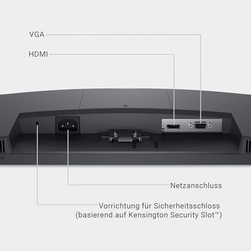 Dell SE2225H 21.5 Zoll Full HD (1920x1080) Monitor, 75Hz, VA, 5ms, VESA (100x100mm), HDMI, VGA, 3 Jahre Garantie, Schwarz