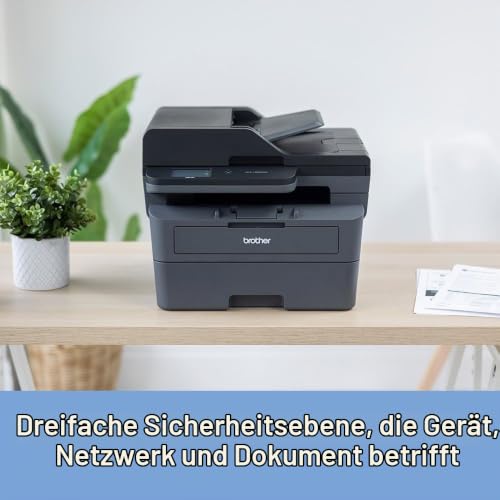 Brother DCP-L2665DW, 3-in-1 S/W-Laserdrucker, Touchscreen, 34 Seiten/Min.
