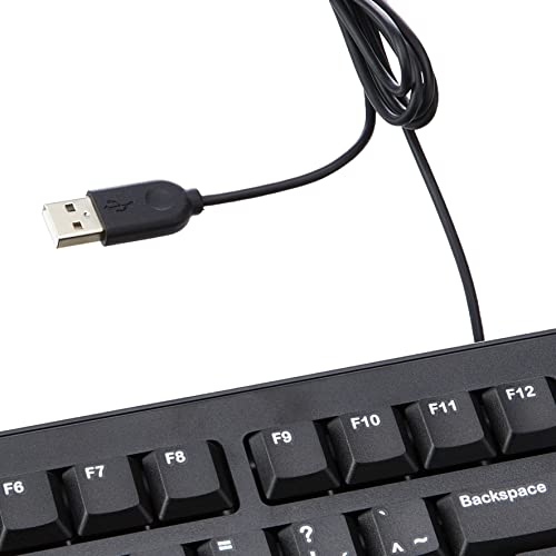Logitech K120 Kabelgebundene Business Tastatur für Windows und Linux, USB-Anschluss, Leises Tippen, Robust, Spritzwassergeschützt, Tastaturaufsteller, Schweizer QWERTZ-Layout - Schwarz