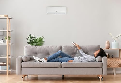 FEIDER FC3400PAP4 - Split Klimaanlage Inverter Monosplit 3400W - Klimagerät zur Festen Installation - bis zu 37m² - Wärmepumpe - 1 Kompressor - Luftentfeuchter - Programmierbar - Fernbedienung