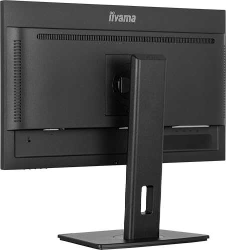 iiyama Prolite XUB2497HSN-B2 60,5cm 23,8" IPS LED-Monitor Full-HD 100Hz HDMI DP-in/Out DaisyChain USB3.2 USB-C Dock 65W LAN Slim-Line Höhenverstellung Pivot Adaptive Sync schwarz