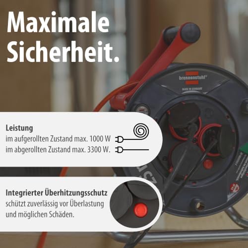 Brennenstuhl Garant V2 IP44 Kabeltrommel 25m outdoor, AT-N05V3V3-F 3G1,5