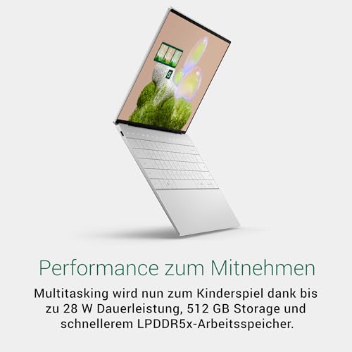 Dell XPS 13 (9350) Laptop Copilot+ 13.4 Inch FHD+ 120Hz, Intel Core Ultra 5 Series 2, 16GB RAM, 512GB SSD, Intel Arc Graphics, Windows 11 Home, Fingerprint Reader, QWERTY Keyboard, Platinum