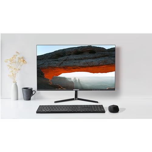 MEDION P52218 (MD 20150) 54,6 cm (22 Zoll) Full HD Widescreen Monitor (FHD, 16:9, HDMI, VGA, Anti Flicker, Anti Glare, Anti Blue-Light, mehrsprachiges Menü) schwarz