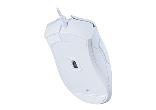 Razer DeathAdder Essential (2021) - Essentielle Gaming-Maus mit optischem 6.400-DPI-Sensor - Ergonomisches Gehäuse - Extra robust - PC/Mac | Weiß