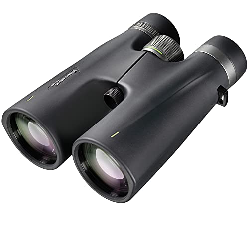 Bresser Primax 8x56 extrem Lichtstarkes und mehrschichtvergütetes Fernglas mit Tragetasche, Gurt und Stativanschlussgewinde 9676203 Schwarz