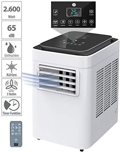 Sichler Exclusive 2 Schlauch Klimagerät: Mobile Monoblock-Klimaanlage, 9.000 BTU/h, für Outdoor erweiterbar (Klimaanlage Zweischlauch, Zweischlauch Klimagerät, in)