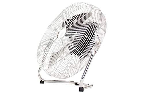 MPM MWP-04 Industrieller Bodenventilator Metallgehäuse, 3 Metallblätter 35cm, 3 Geschwindigkeiten, leistungsstarker, leiser Motor 60W