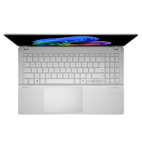 ASUS Vivobook S 15 S5507QA Laptop | Copilot+ PC | 15,6" 2,8K WQHD+ 16:9 OLED Display | Snapdragon X Elite X1E-78-100 | 16GB RAM | 1TB SSD | QC Adreno GPU | Win11 Home | QWERTZ | Cool Silver