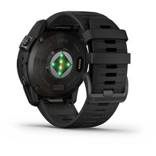 Garmin EPIX PRO GEN 2 Smartwatch Schwarz/Schiefergrau (127-210 mm) Silikon