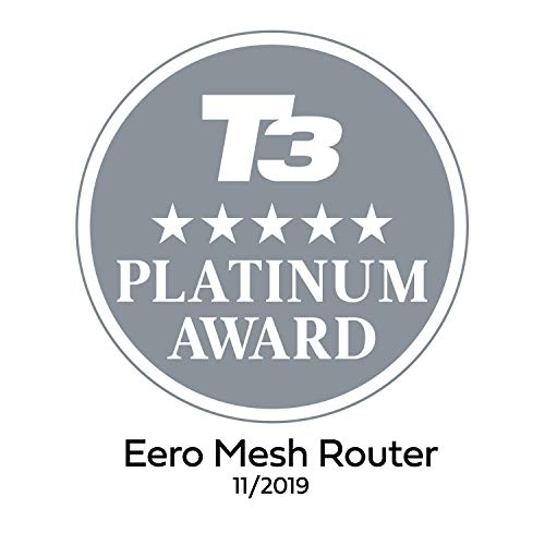 Zertifiziert generalüberholt Amazon eero WLAN-Mesh-System – Wi-Fi 5 Router System | 1er-Pack | Abdeckung bis zu 140 sq. m