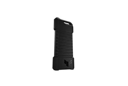 ASUS TUF Gaming AS1000 USB-C 3.2 Gen 2x1 tragbare M.2 NVMe PCIe SSD | 1 TB, MIL-STD-810H Fallschutz, IP68 Wasser- und Staubschutz, NTI Backup Now EZ, PS5 + Xbox Unterstützung