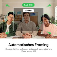 Insta360 Link 2C Webcam 4K UHD, Graphitschwarz, Autofokus, USB, Standard-Bundle