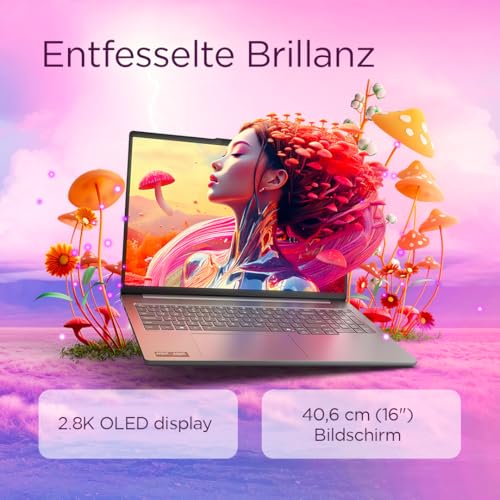 Lenovo IdeaPad Pro 5 16AKP10 83JN・159°-Scharnierdesign・AMD Ryzen AI 7 350/2 GHz・Win 11 Pro・Radeon 860M・32 GB RAM・1 TB SSD NVMe・40.6 cm (16") (83JN0013GE)