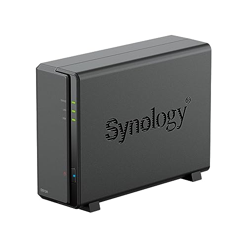 Synology DS124 1-Bay Diskstation NAS (Realtek RTD1619B 4-Core 1.7 GHz 1GB DDR4 RAM 1xRJ-45 1GbE LAN-Port) 3TB Bundle mit 1x 3TB Seagate IronWolf