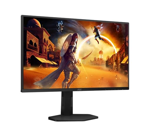 AOC 25G4SXU 25 Zoll FHD USB Hub Gaming Monitor, 310Hz, Fast IPS Panel, 1ms GtG, HDR400, G-Sync Compatible, Höhenverstellung,(1920x1080 HDMI 2X 2.0 DP 1x 1.4) Schwarz