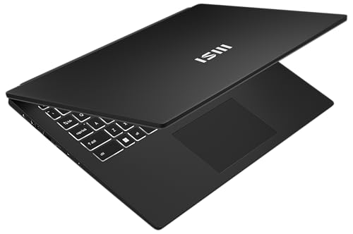 MSI Modern 15 Lifestyle & Business Laptop, 15,6 Zoll Full HD Display, AMD Ryzen 7 7730U Prozessor, 16 GB DDR4 RAM, 512GB SSD, AMD Radeon Graphics, Windows 11 Home, Schwarz, B7M-471