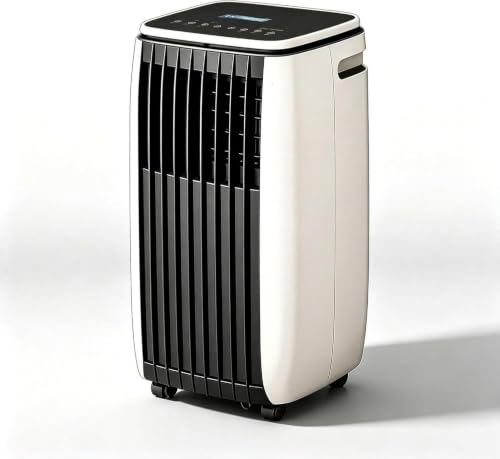 14000 BTU Mobile Klimaanlage für Raumkühlung, 220-240V 50Hz Standgerät mit leisem Kompressor, Fensterabdichtung & Abluftschlauch, Rollen, kompakt, C+hot & Cold 12000 Btu, C+Hot & Cold 12000 BTU