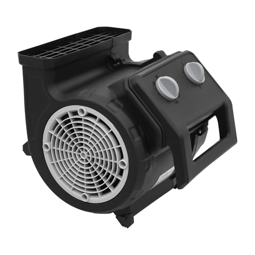 YUNRUX Bodenventilator 0°45°90° Windbläswinkel Turbolüfter 8m/s 12m/s 15m/s Windgeschwindigkeit Bodentrockner 20 bis 120 Min Timing-Funktion Luftentfeuchter Innenbereich Trocknungsgerät Bautrockner