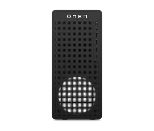 HP Omen 16L Gaming Desktop TG03-0257ng, Intel Core i5-14400F, NVIDIA GeForce RTX 5060 8 GB GDDR7, 16 GB DDR5 RAM, 1 TB PCIe Gen4 SSD, Windows 11 Home, Wi-Fi 6, Schwarz