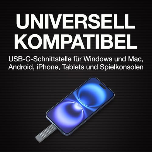Seagate Ultra Compact 2TB, Externe SSD, 1000MB/s, USB 3.1 Typ C, inkl. Data Rescue Service (STMX2000400)