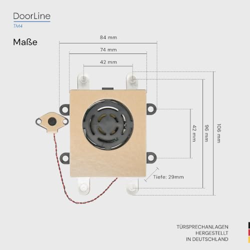 DoorLine TM4 von Telegärtner Elektronik, Clevere Hinterbau-Türstation, macht TK-Anlage FRITZ!Box / Router zur Tür-Sprechanlage